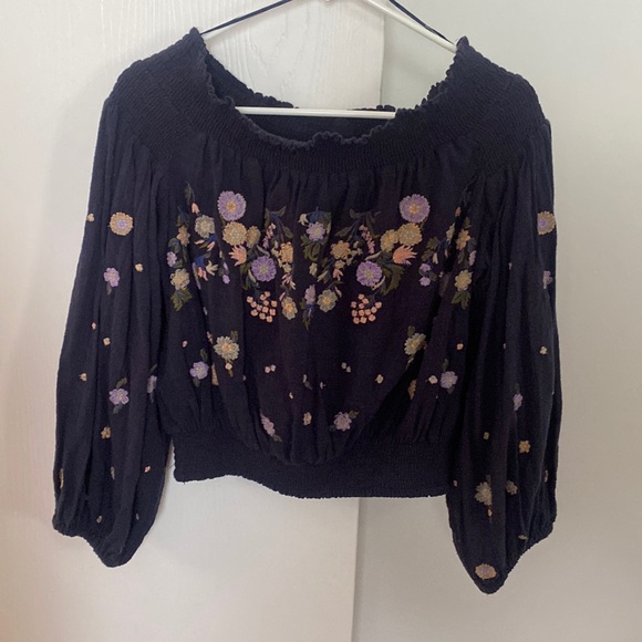 Free People Off Shoulder Top - Picture 2 of 3